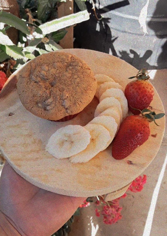 Una foto de Muffins de plátano y nuez