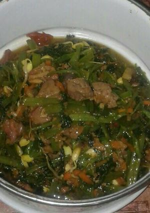 Foto resep Tumis Kangkung + ati Ampela dkk