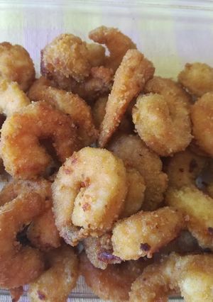 Una foto de Camarones empanizados
