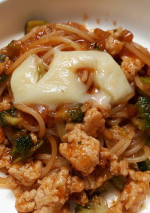 Foto resep Spaghetti saus delmonte