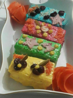 عکسی از دستور کیک مرغ 😍