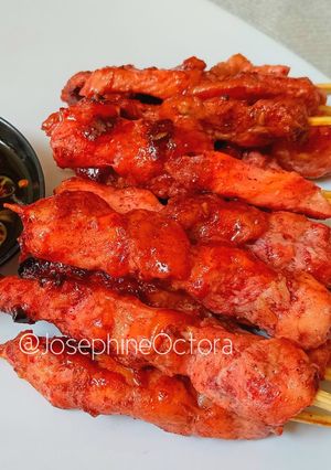 Foto resep Sate Ayam Merah saus Madu