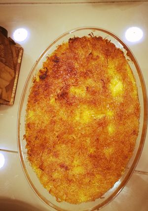 صورة لوصفة كنافة بقشطة