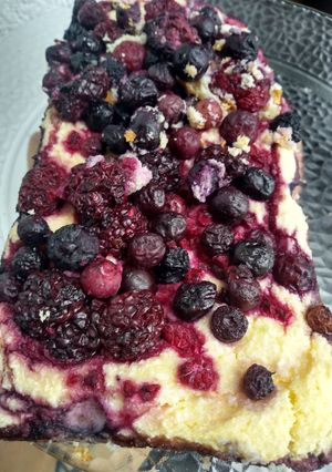 Una foto de Cheesecake de frutos rojos 😍
