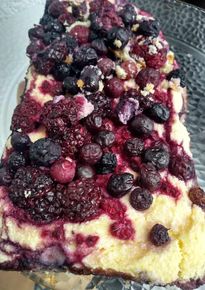 Una foto de Cheesecake de frutos rojos 😍