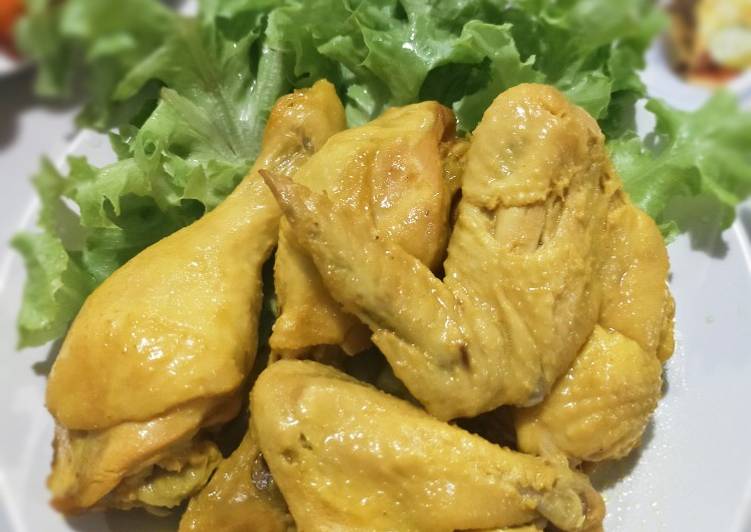 Cara Gampang Membuat Ayam Ungkep Bumbu Kuning Anti Gagal