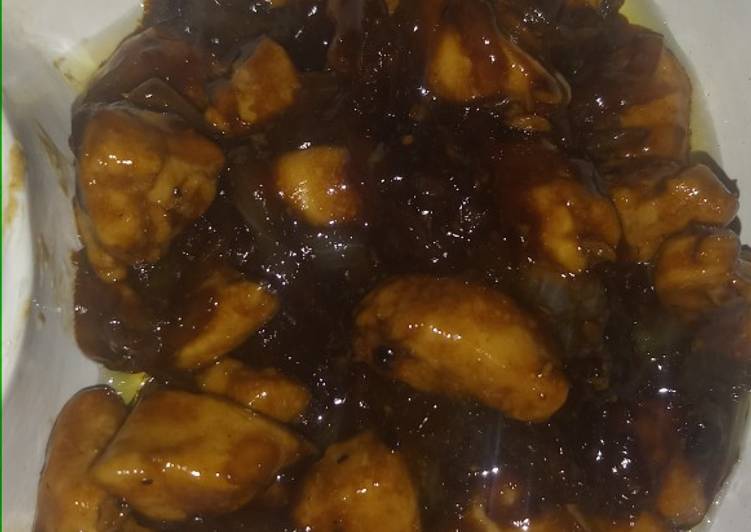 Langkah meracik Chicken Blackpepper wth Saori Blackpepper Sauce, Enak Banget
