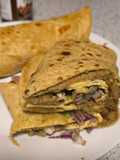 Kebab paratha rolls