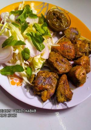 A picture of Chicken Pahadi Kabab.