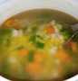 Resep Sup jagung wortel daun bawang dan ayam yang Enak
