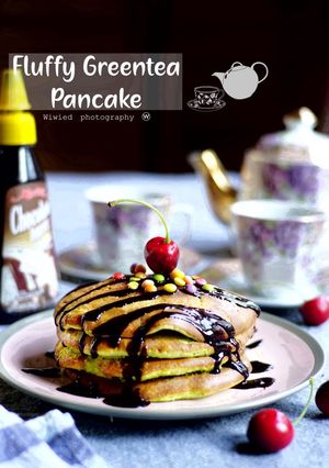 Foto resep Fluffy Greentea Pancake