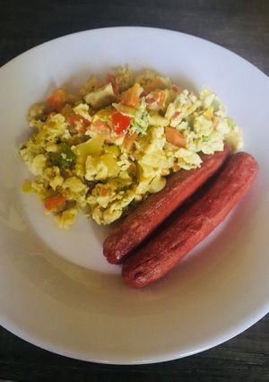 A picture of Vegetable Scrambled egg.