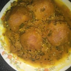 A picture of Aalu kofta.