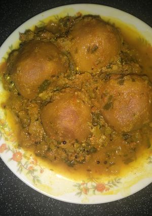 A picture of Aalu kofta.