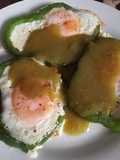 Desayuno de campeones 1.7 huevos y pimientos