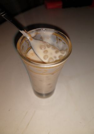 Una foto de Tapioca con leche