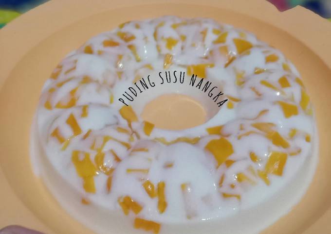 Cara membuat Puding susu nangka Cara membuat Puding susu nangka
