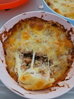 Foto resep Salmon Baked Rice