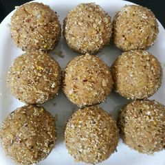 A picture of Churma laddu.