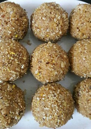 A picture of Churma laddu.
