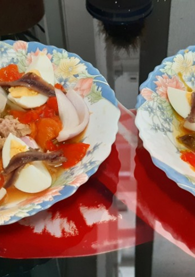 Una foto de Ensalada de pimientos