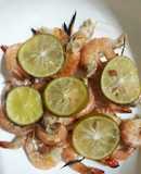 Tôm đất hấp muối chanh sả ớt