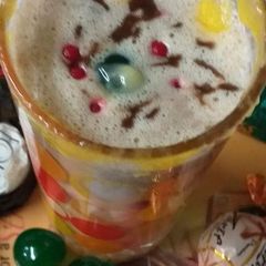 A picture of Mango chocolate shake.