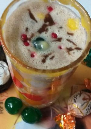 A picture of Mango chocolate shake.