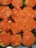 Stuffed Bell Peppers in a Red Sauce
