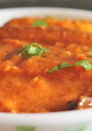 A picture of Baby Corn Masala Gravy.