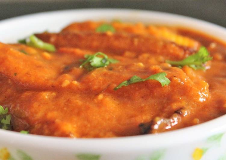 Baby Corn Masala Gravy