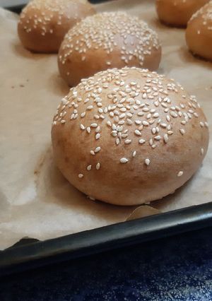 Dia Wellness diétás szénhidrátcsökkentett hamburger zsemle recept fotója