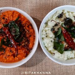 A picture of Coconut chutney -.