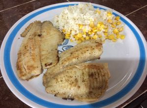 Una foto de Filete de pescado a la plancha