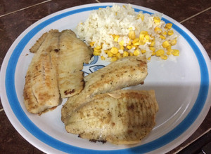 Una foto de Filete de pescado a la plancha