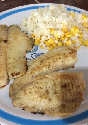 Una foto de Filete de pescado a la plancha
