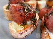 Una foto de provolone con chorizo