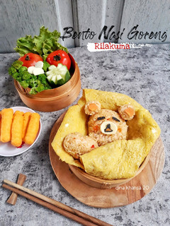 Foto resep Bento Nasi Goreng Rilakuma