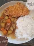 Chicken katsu curry rice 🍛🍛