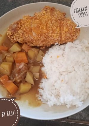 Foto resep Chicken katsu curry rice 🍛🍛