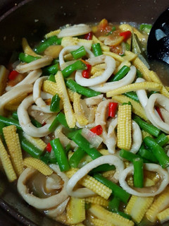 Foto resep Oseng Cumi Buncis Putren