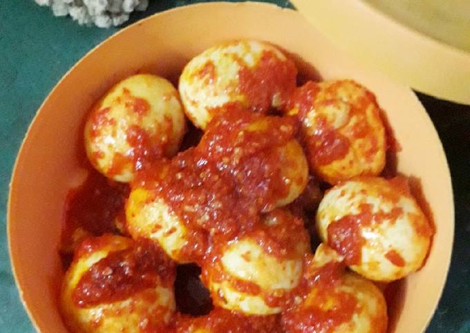 Telur balado ss