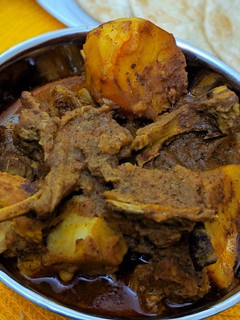 A picture of Railway mutton curry.