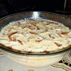A picture of Dryfruits custard.