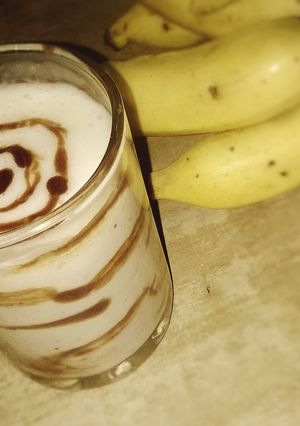 A picture of Banana-Chocobar Milkshake.