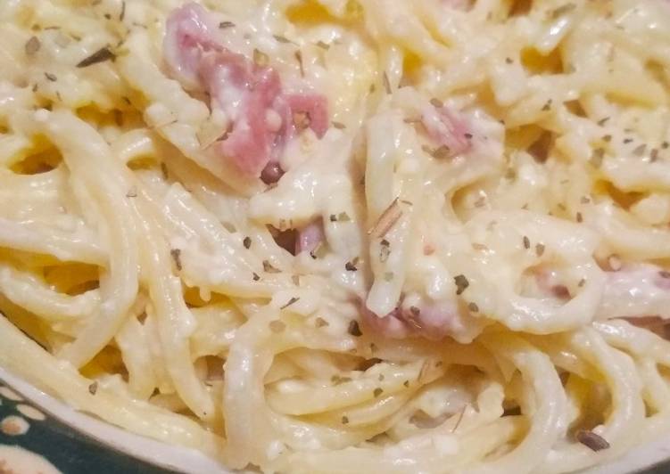 makanan Spageti Carbonara Anti Gagal