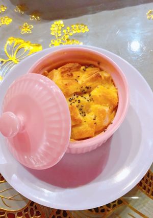 Hình của món Bánh mì trứng sữa hạt chia.