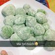 Mochi pandan isi kacang