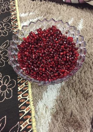 عکسی از دستور انار با گلپر (يلدا)