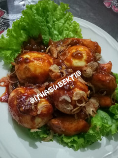 Foto resep 5. Sambal Telur Bakso Ikan Saus Tiram